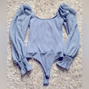 Light Blue Bodysuit